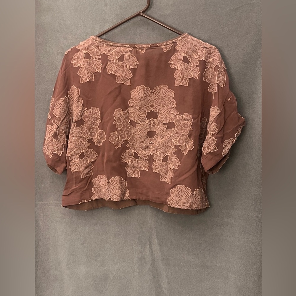 Wilfred Mauve Floral Blouse - Picture 3 of 5